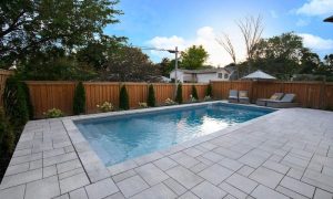 toronto backyard pool interlocking