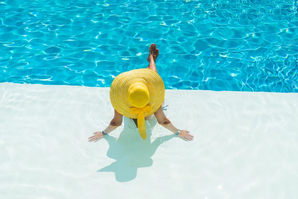 install new tanning ledge for swimming pools